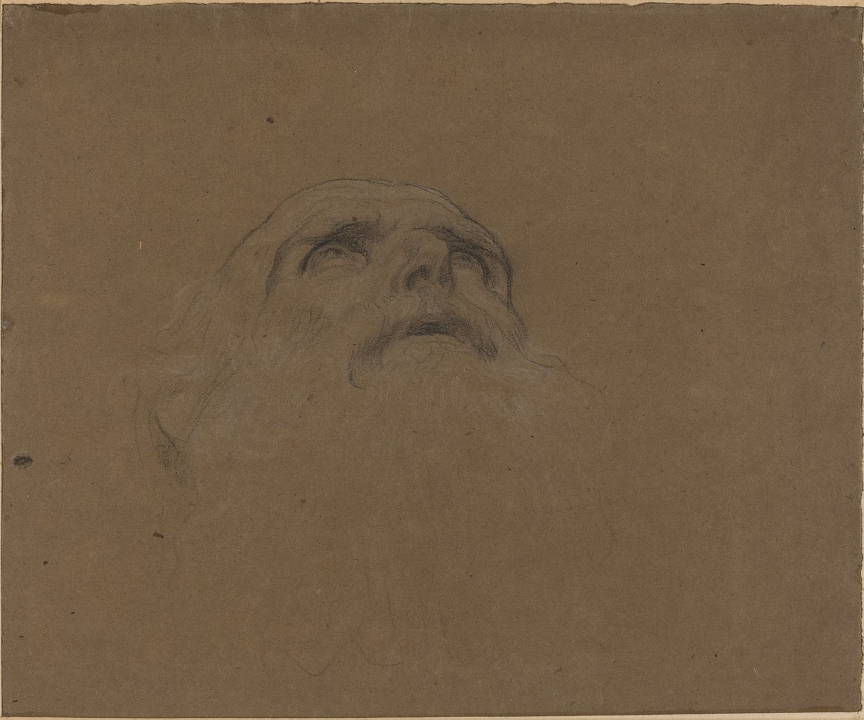 Yaşlı Bir Adamın Başkanı. by Alphonse Legros
