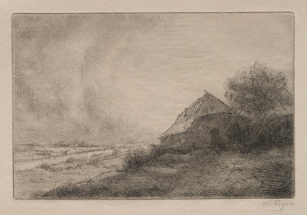 Tepedeki Kulübe by Alphonse Legros