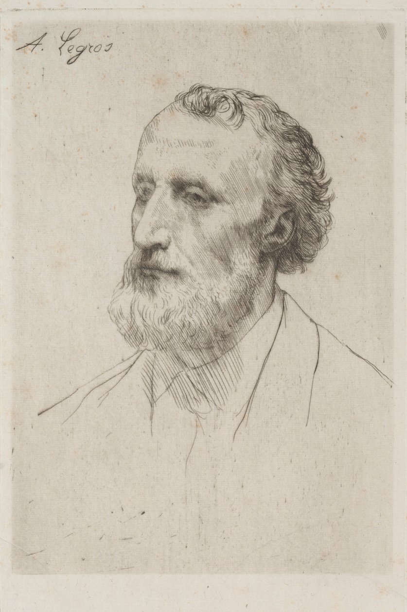 Jules Dalou. by Alphonse Legros