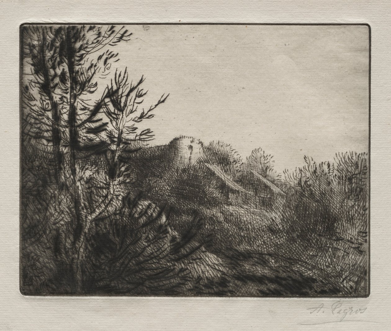 Valoux çiftliği. by Alphonse Legros