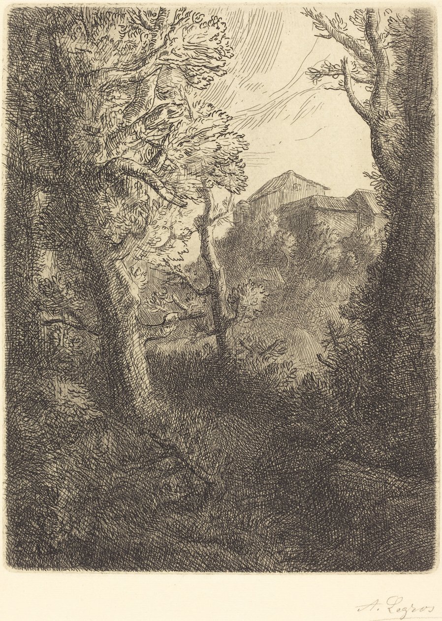 Manzara by Alphonse Legros