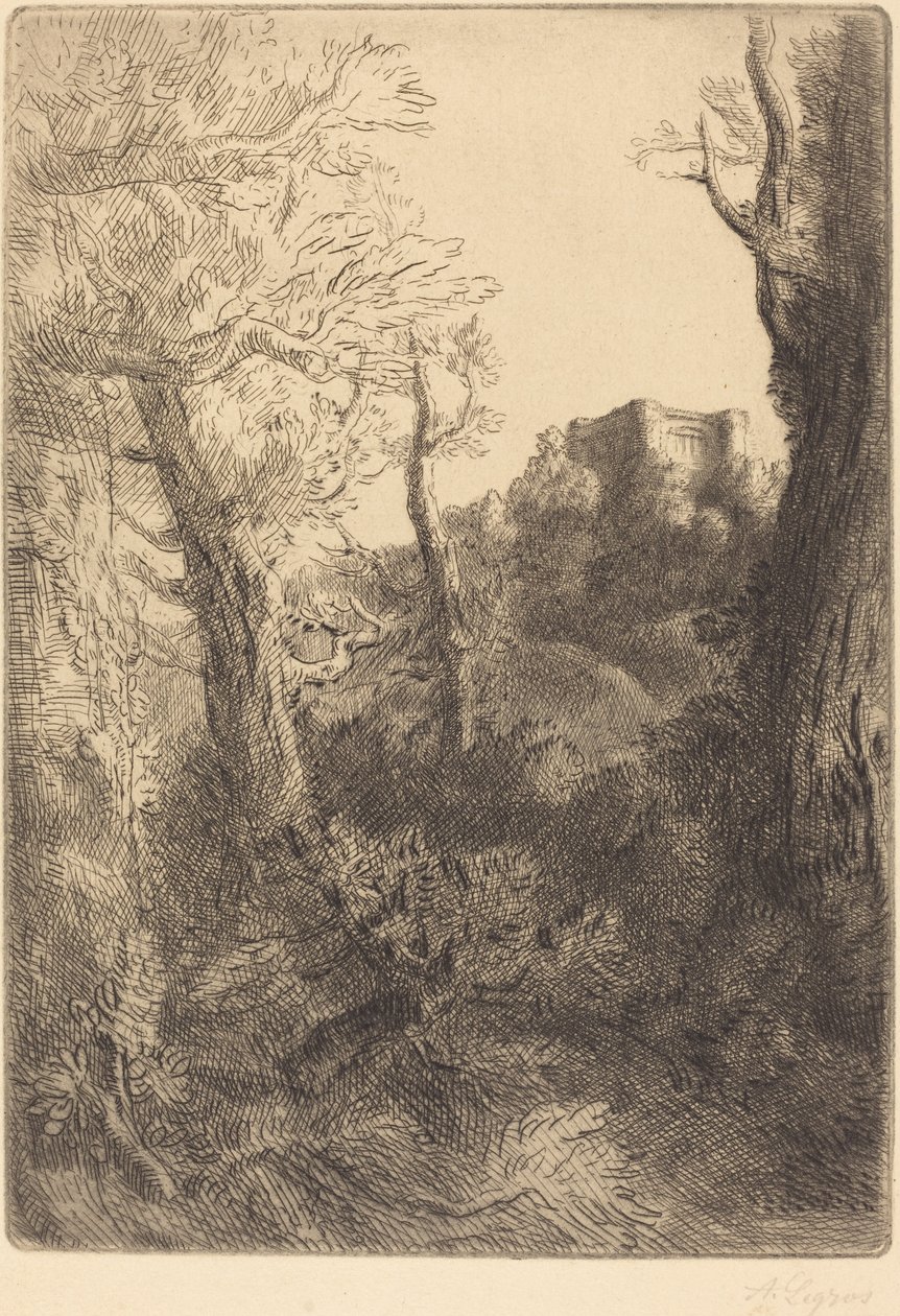 Manzara by Alphonse Legros