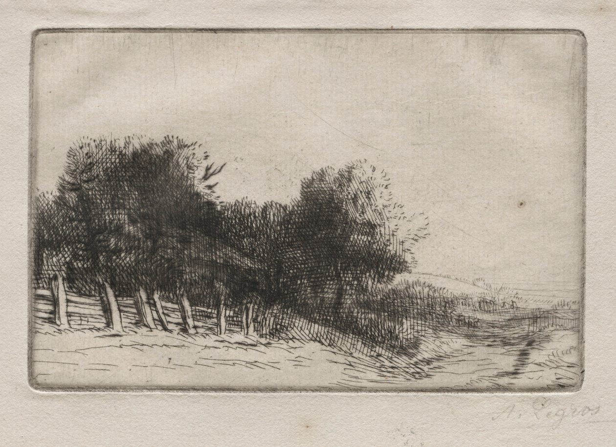 Manzara Bir Manzara. by Alphonse Legros