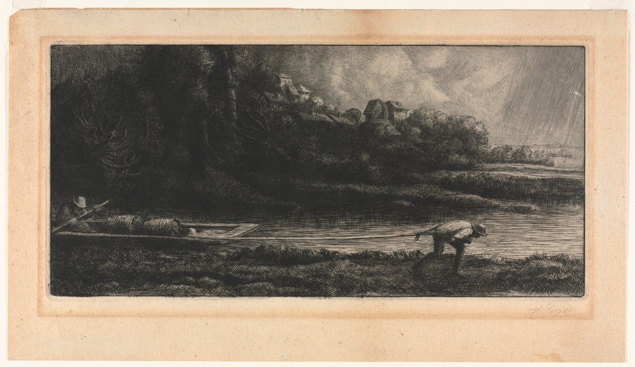 Teknede Manzara by Alphonse Legros