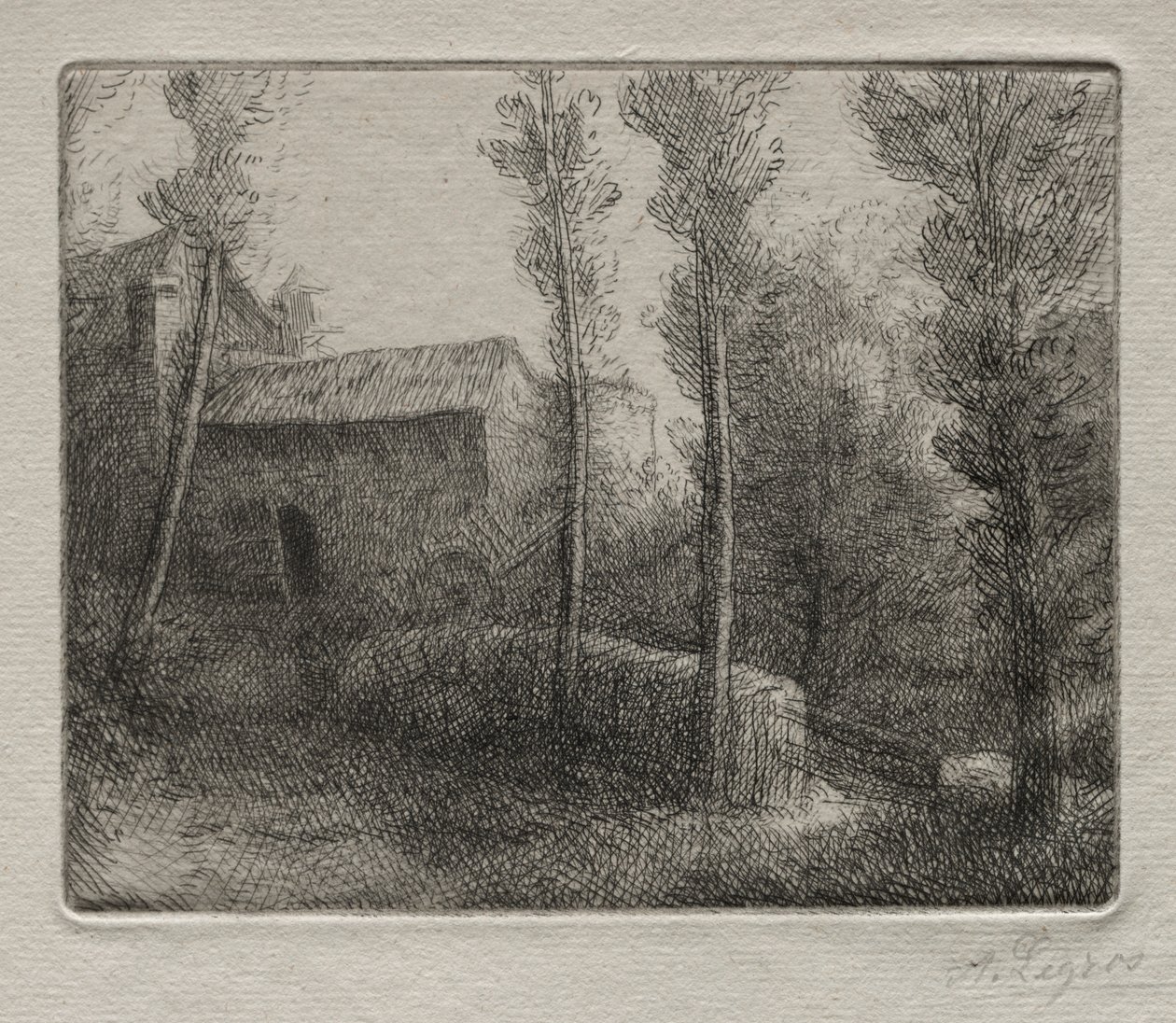Değirmen Köprüsü by Alphonse Legros