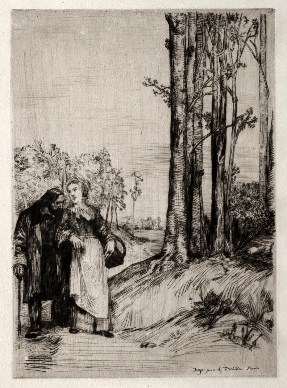 Nekahat Yürüyüşü, c. 1861. by Alphonse Legros