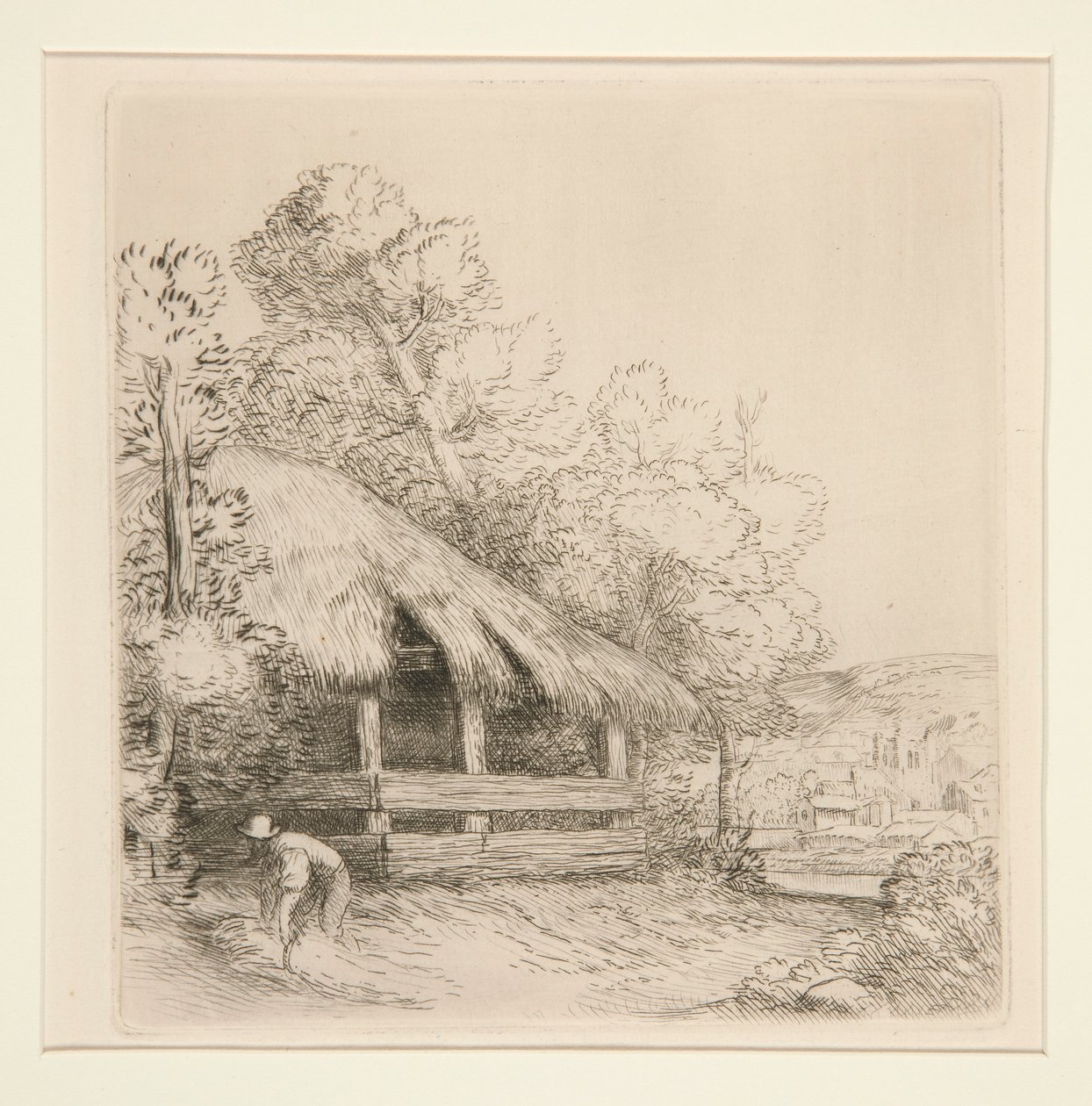 Le petit hangar (Küçük Kulübe) by Alphonse Legros