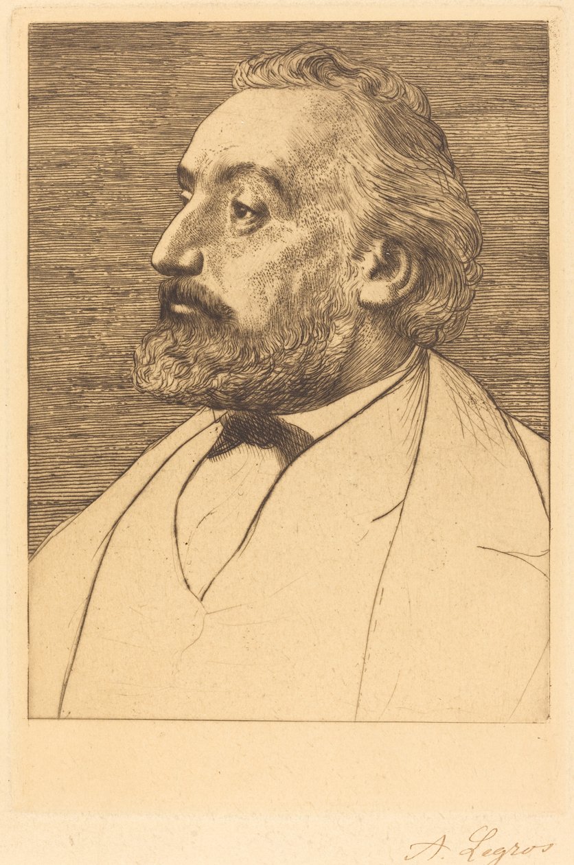 Leon Gambetta, 2. plaka. by Alphonse Legros