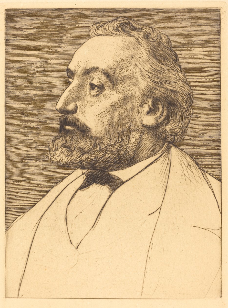 Leon Gambetta, 2. plaka by Alphonse Legros