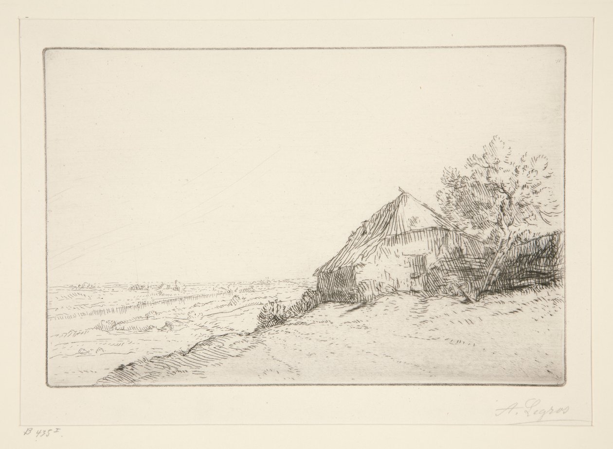 Tepedeki Kulübe by Alphonse Legros