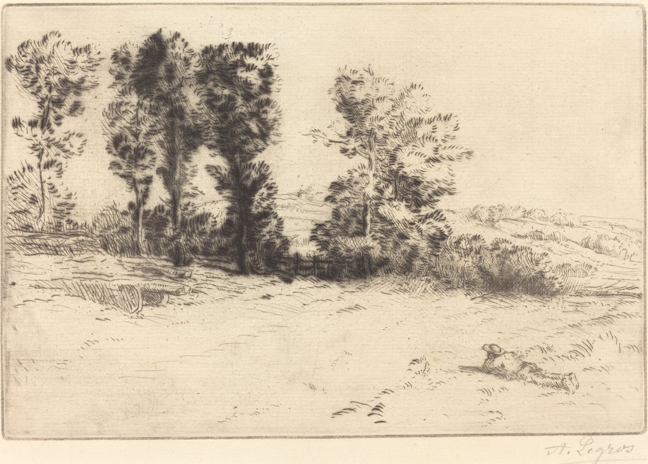 Güneşli Çayır (Le pre ensoleille) by Alphonse Legros