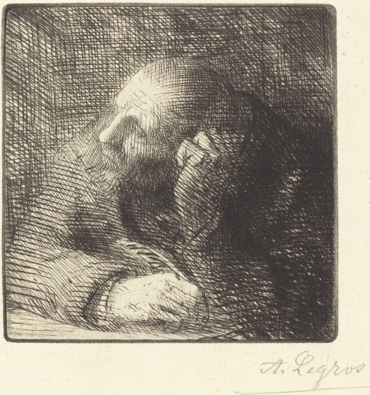 Meditasyon (La meditasyonu) by Alphonse Legros