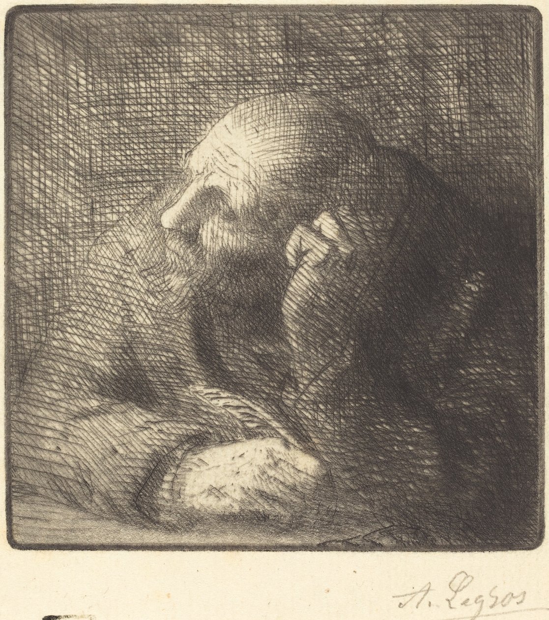Meditasyon (La meditasyonu) by Alphonse Legros