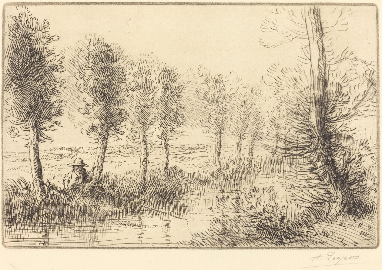 Değirmenin Yakını (Pres du moulin) by Alphonse Legros