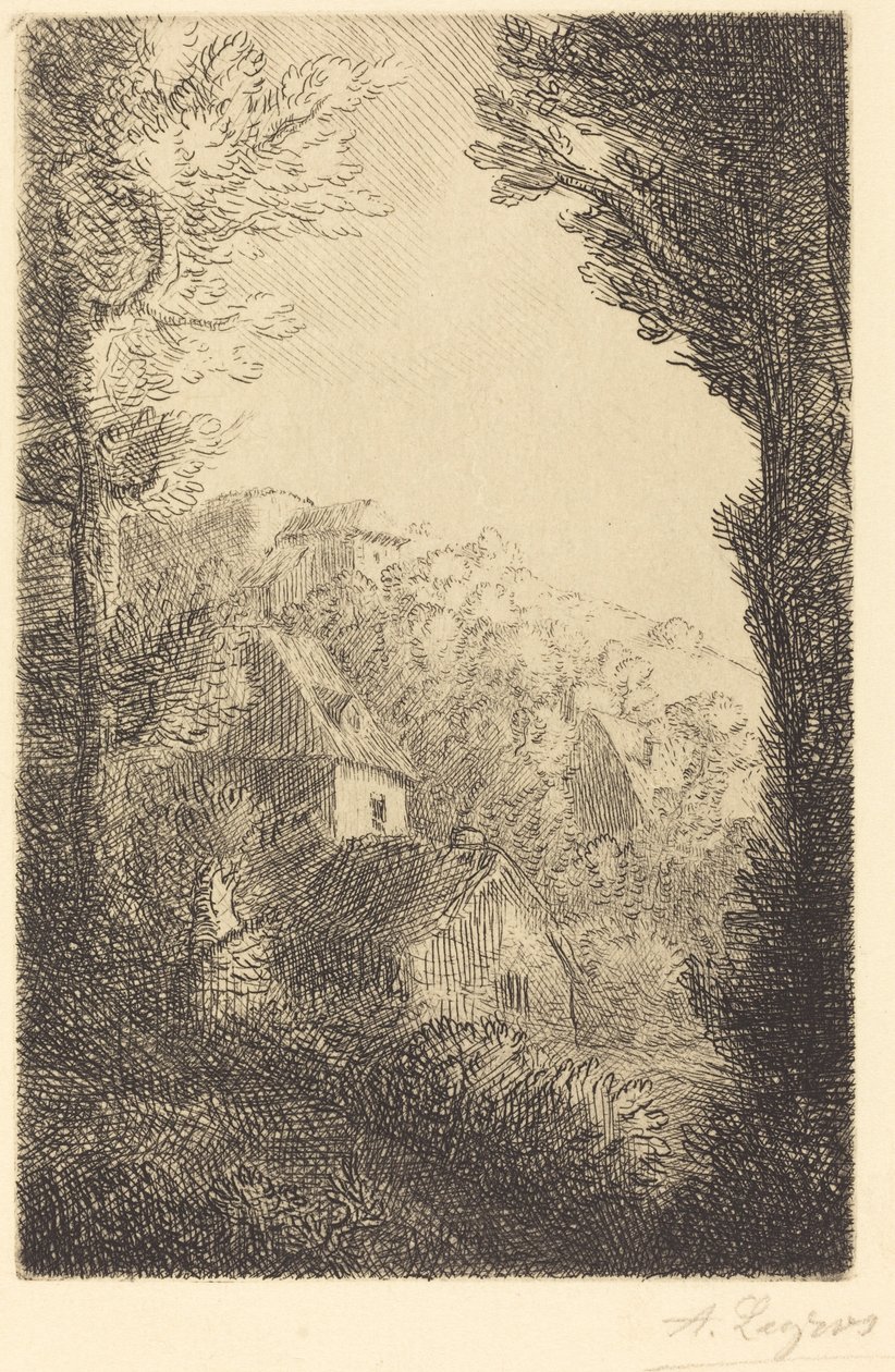 eski şato by Alphonse Legros