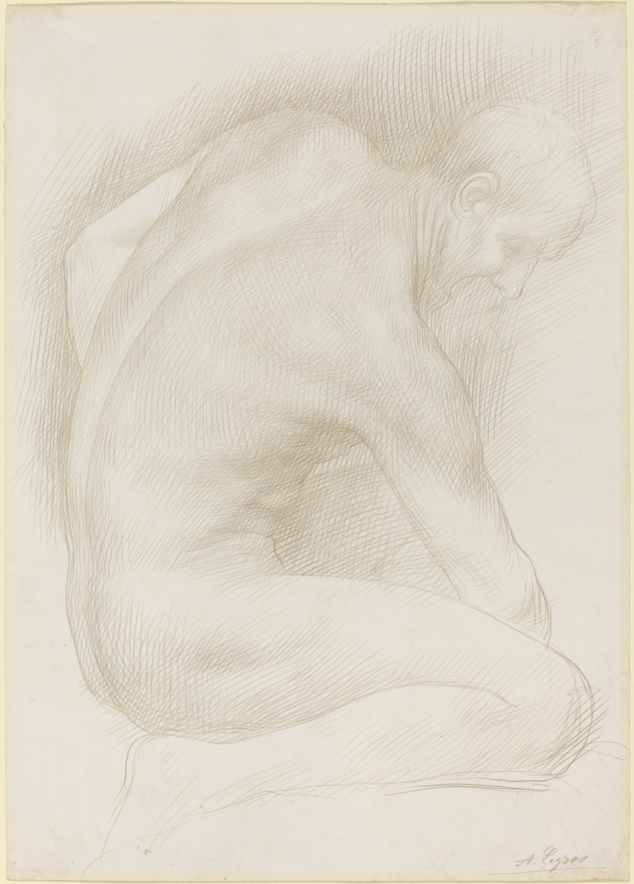 Yaşlı adam. by Alphonse Legros