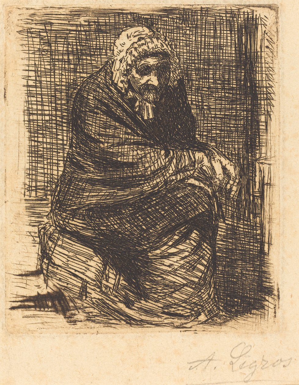 Oturan Yaşlı Kadın Oturan yaşlı kadın. by Alphonse Legros