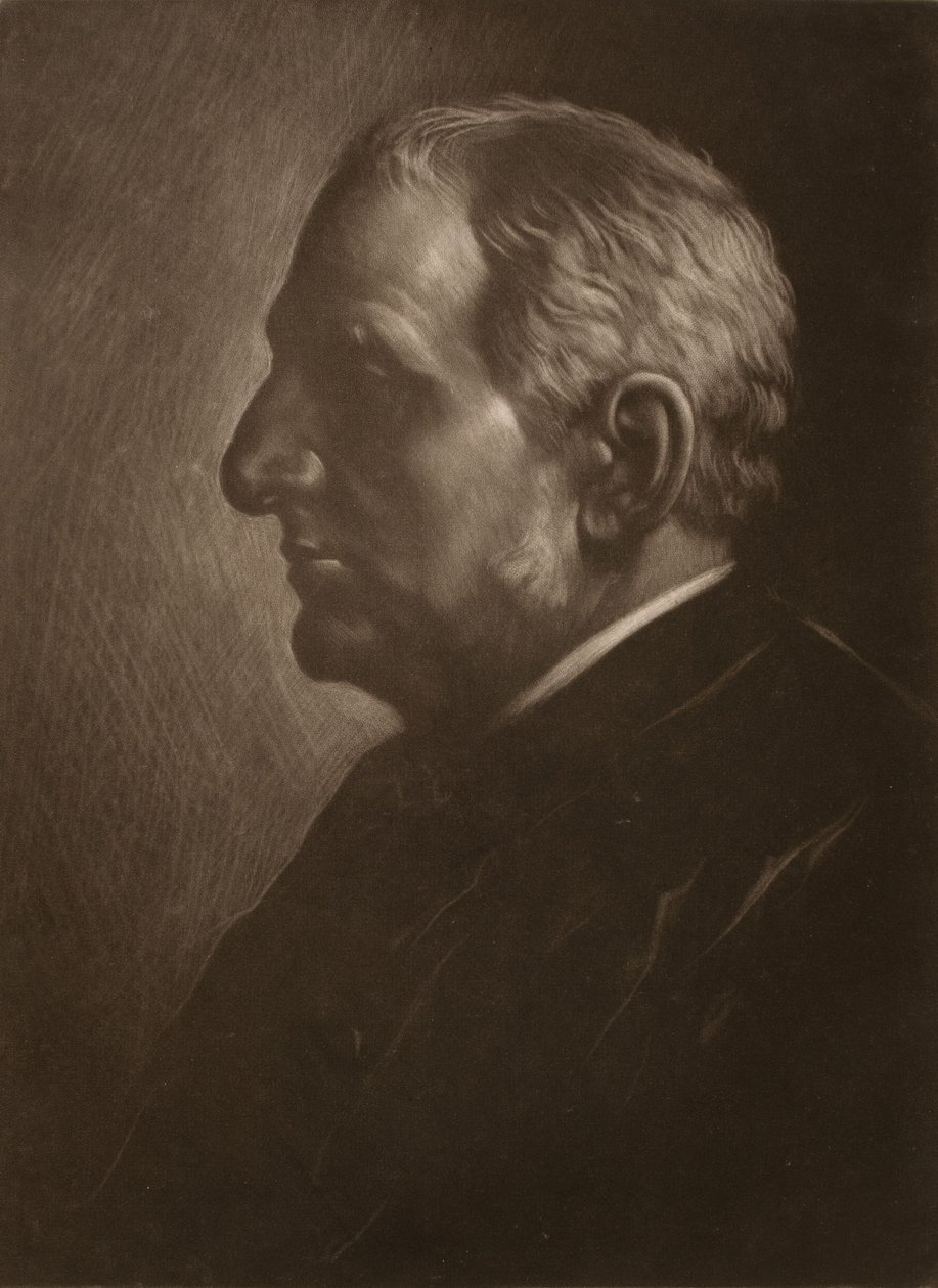 Sir Francis Seymour Hayden'ın Portresi by Alphonse Legros