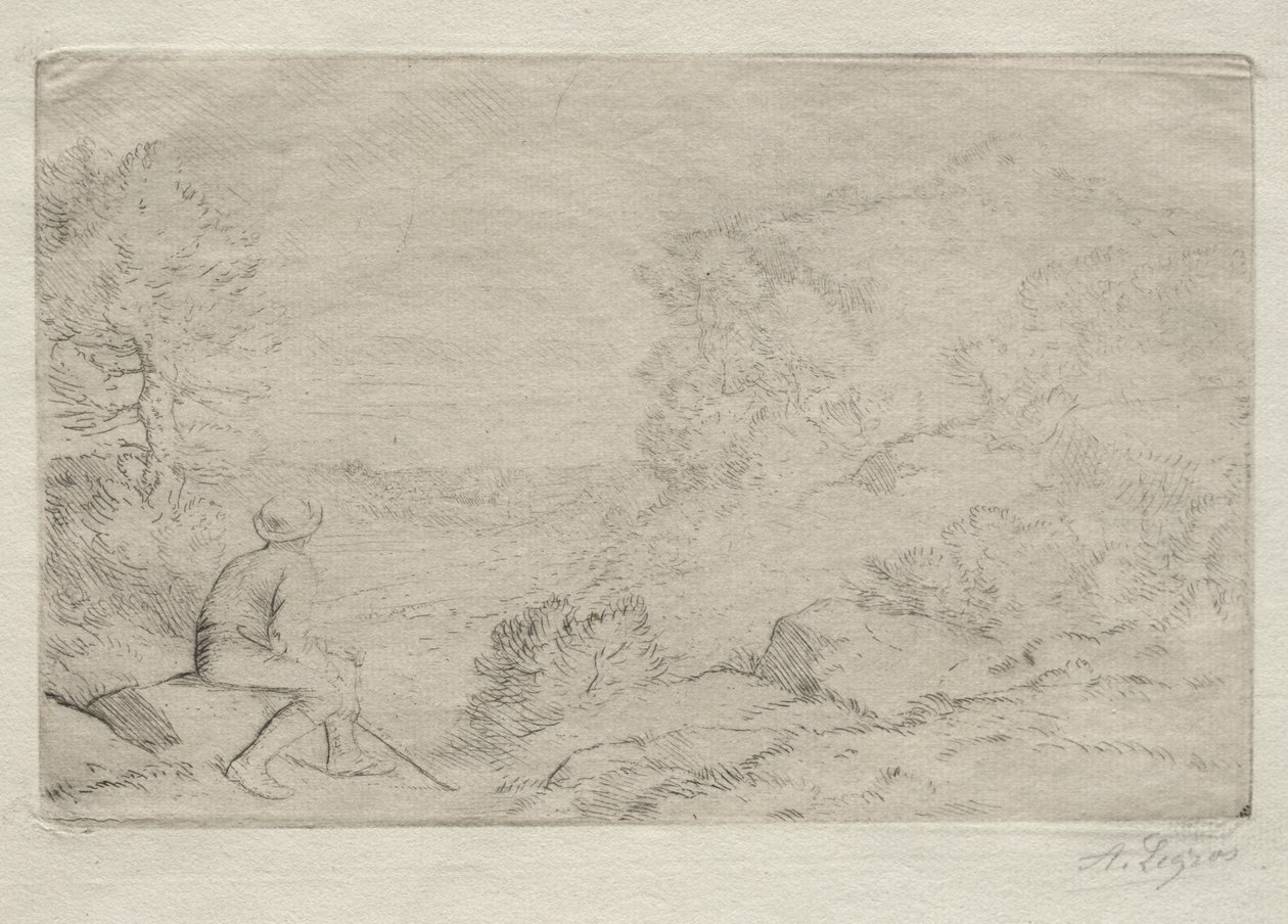 Kayalar. by Alphonse Legros
