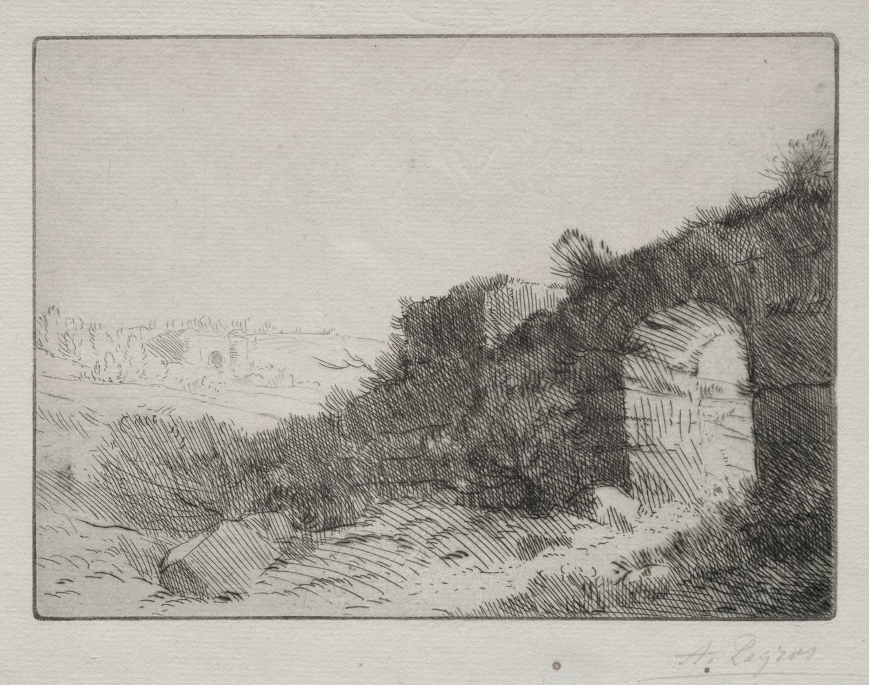 Roma Harabeleri by Alphonse Legros