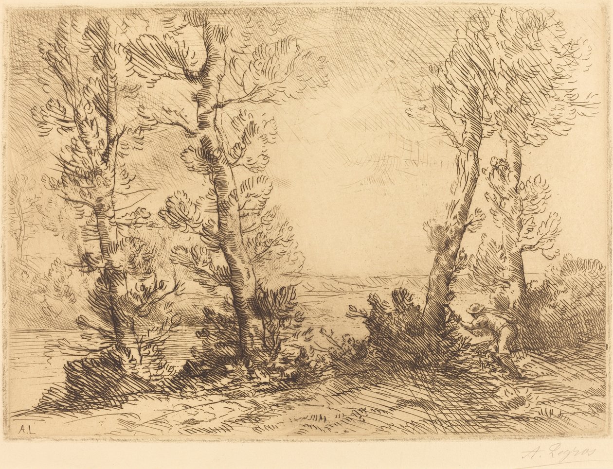 somon balıkçısı by Alphonse Legros