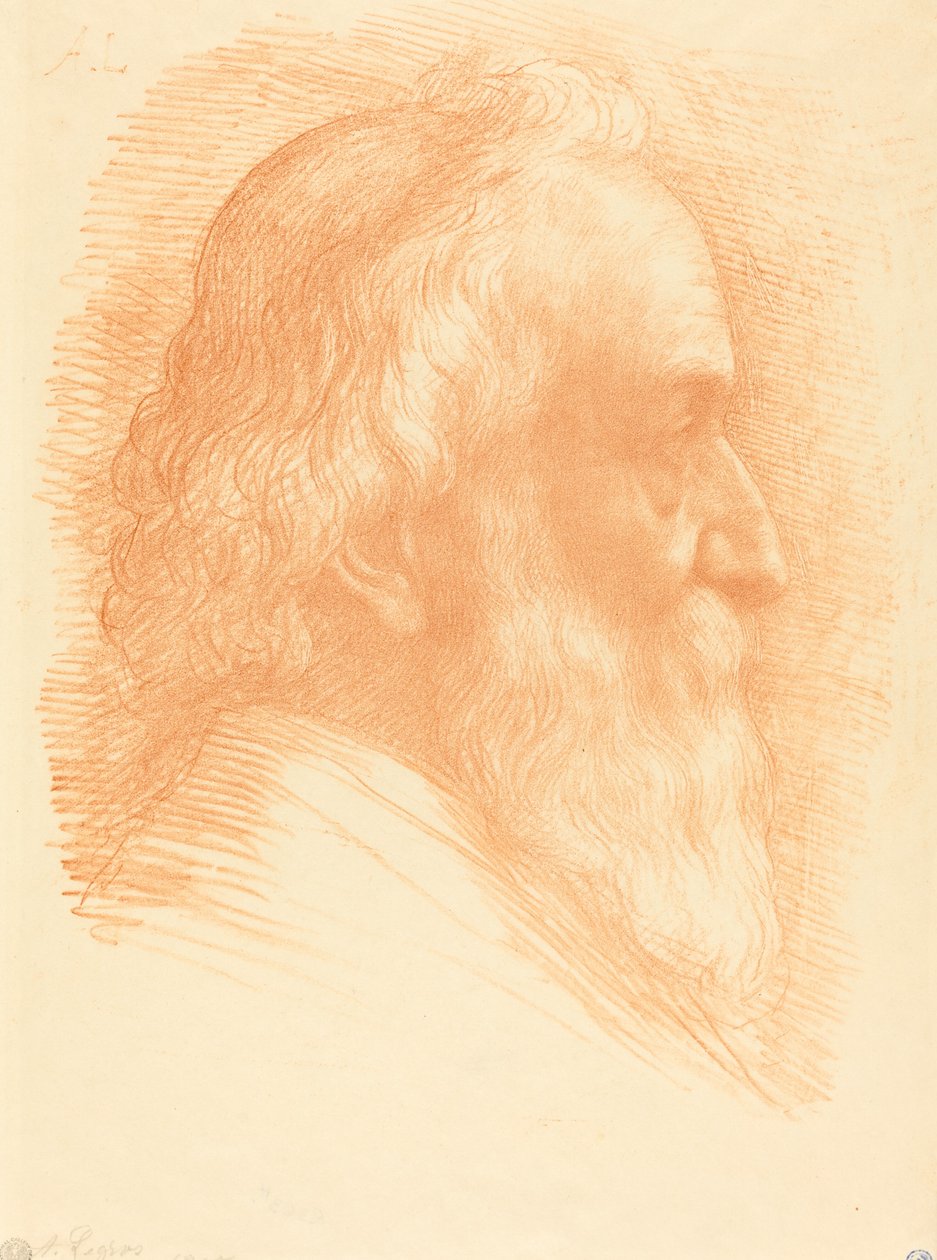 Otoportre, 10. levha, 1905. by Alphonse Legros