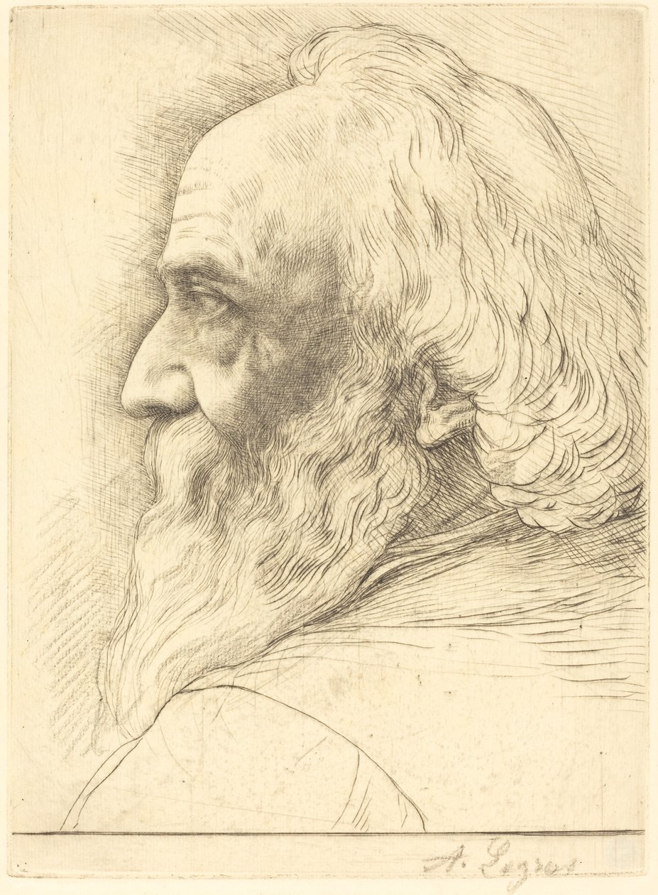 Otoportre, 12. plaka. by Alphonse Legros