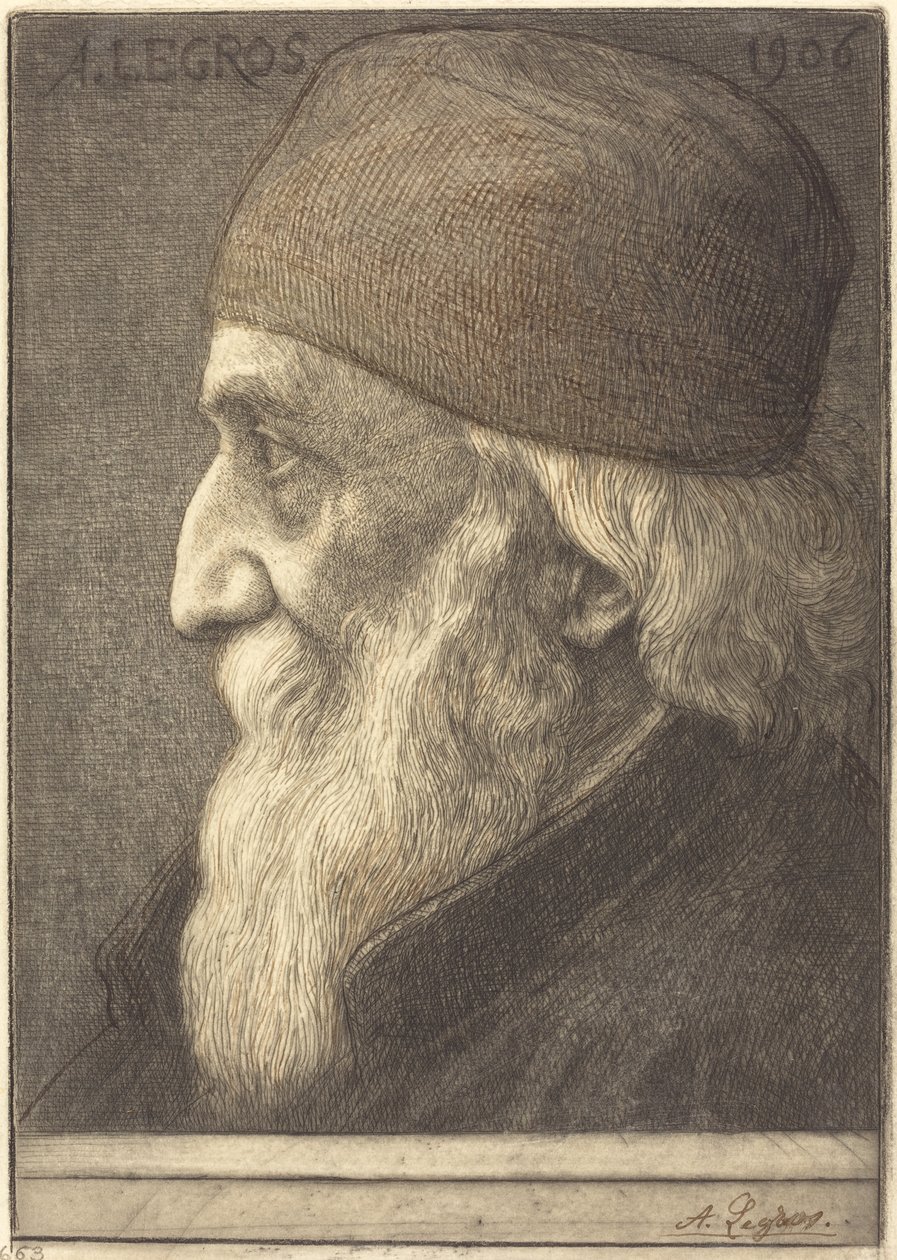 Otoportre, 13. plaka by Alphonse Legros
