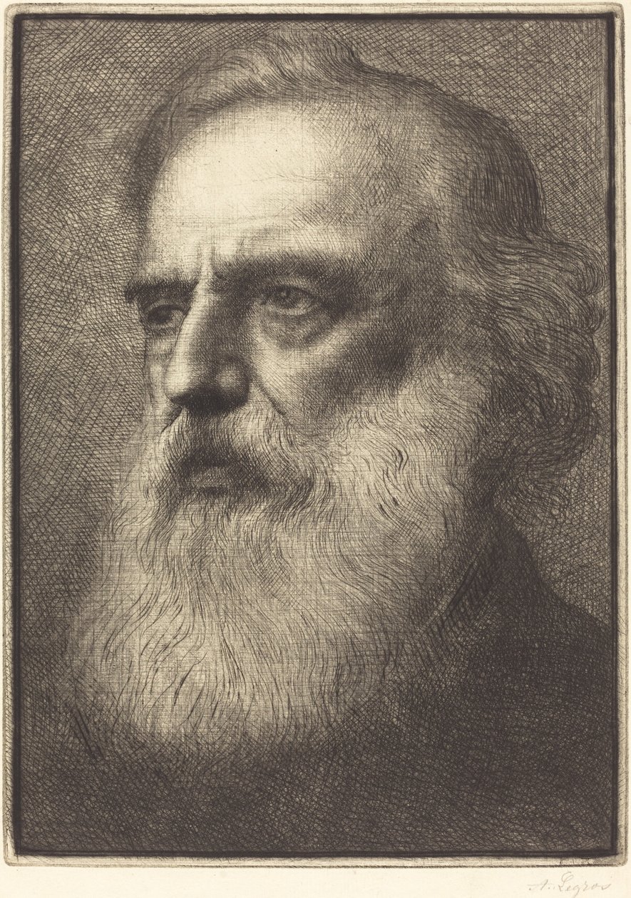 Otoportre, 4. plaka by Alphonse Legros