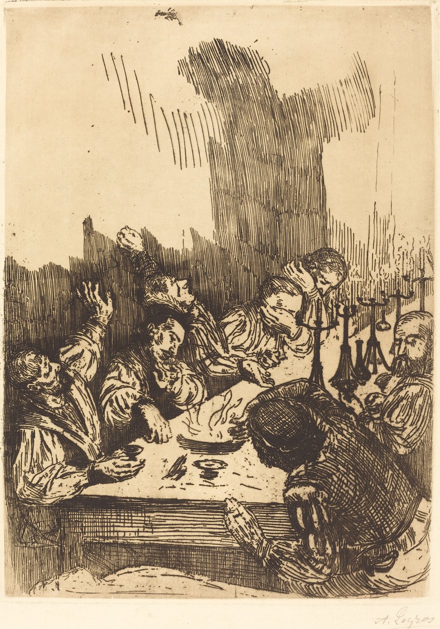 Gölge Ombre. by Alphonse Legros