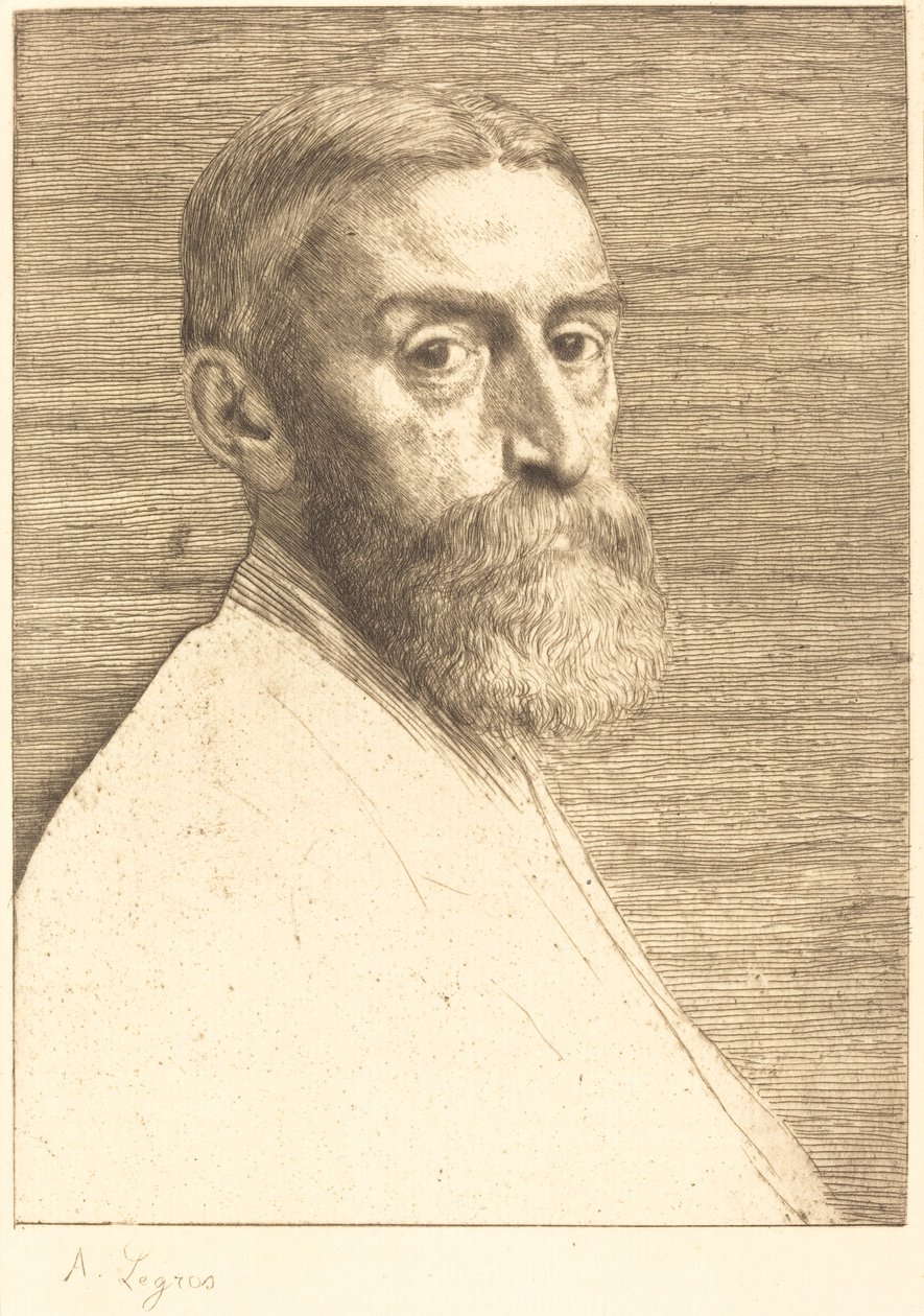 Sir Edward John Poynter, 1877. by Alphonse Legros