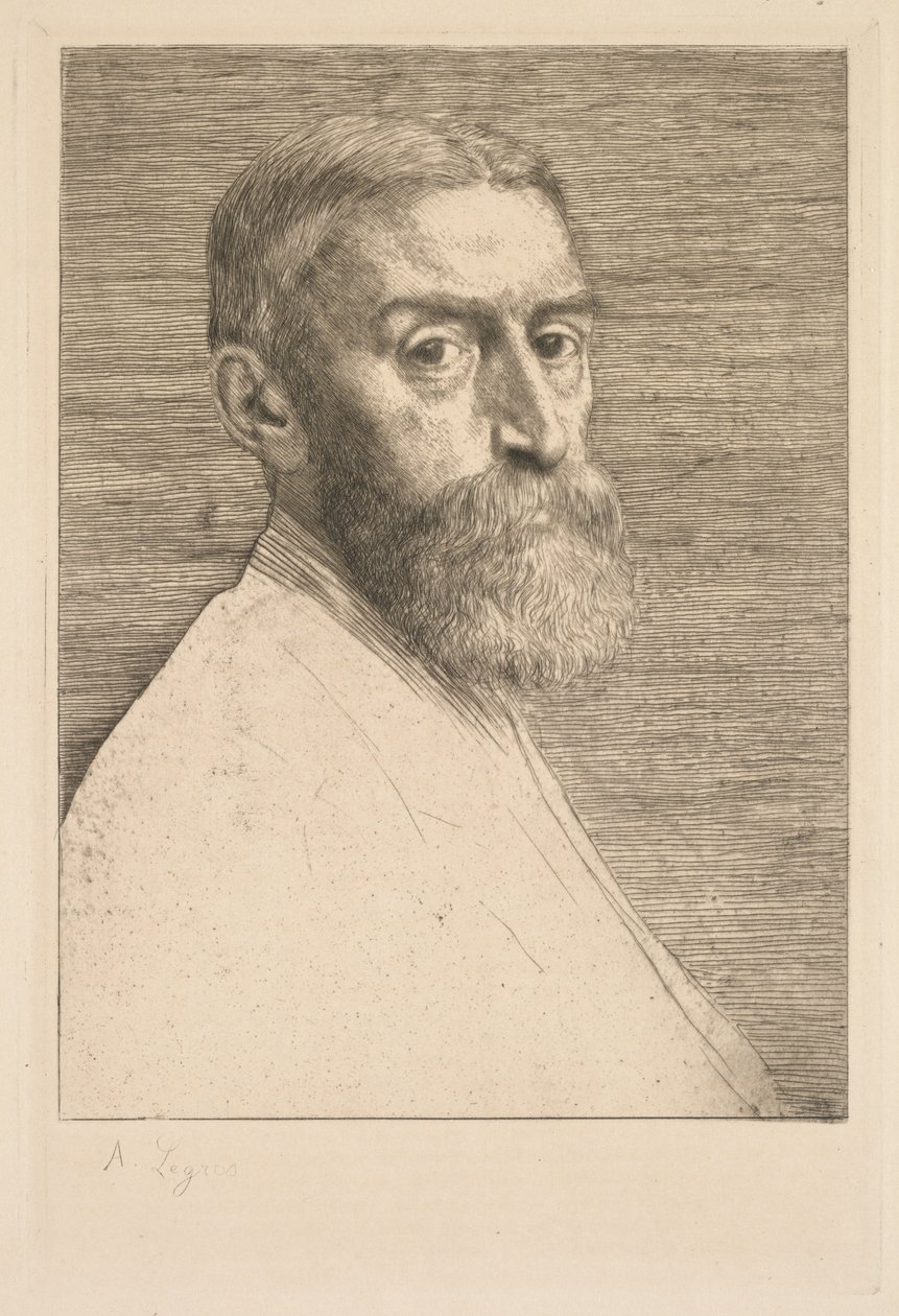 Sir Edward Poynter, 1877. by Alphonse Legros
