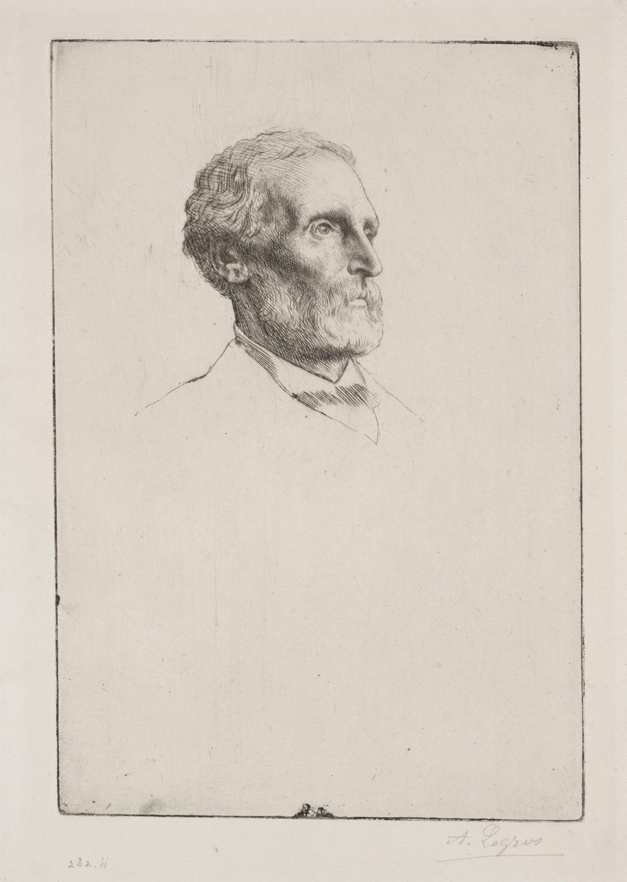 Sör Frederick W. Burton by Alphonse Legros