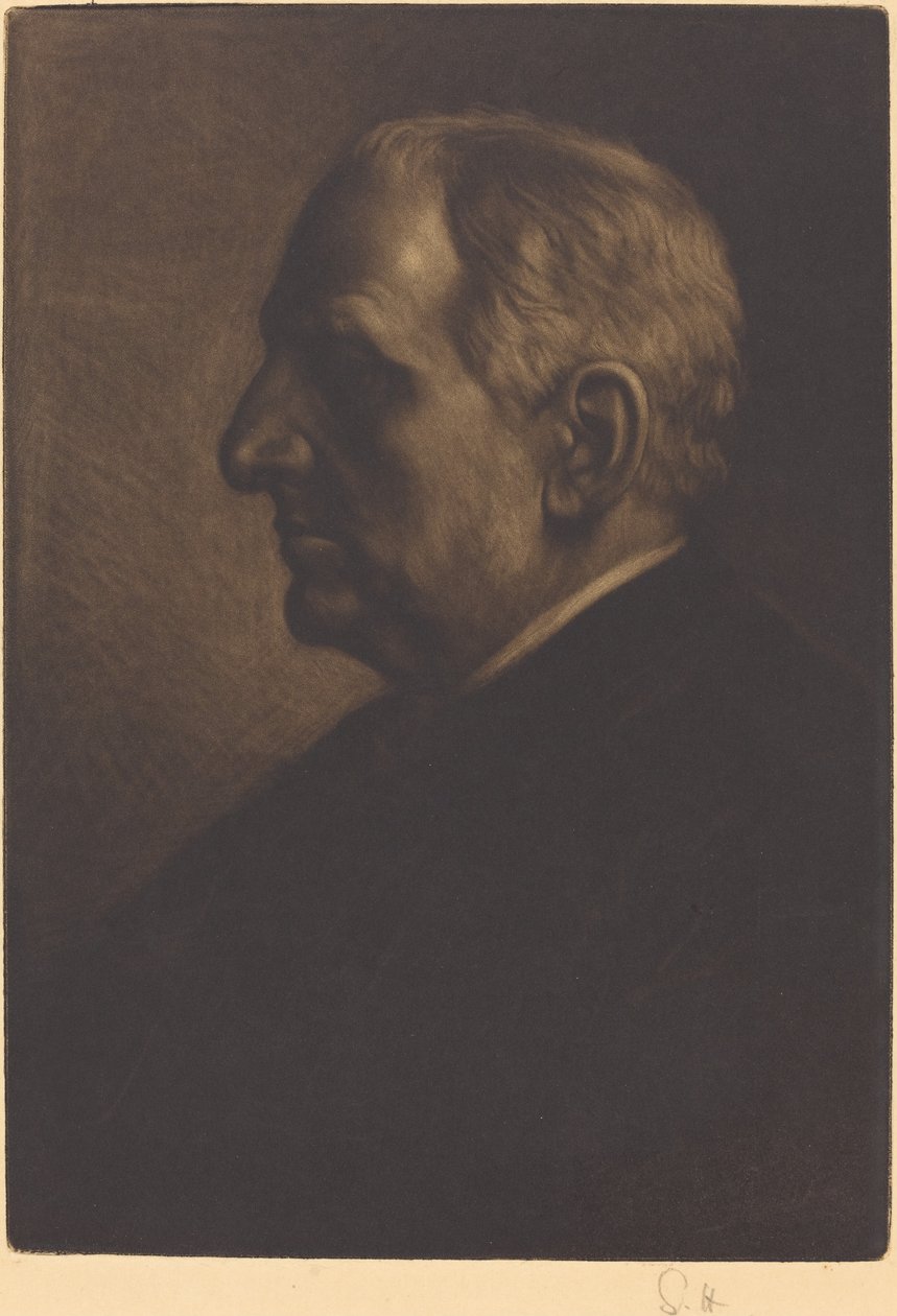 Sör Seymour Haden. by Alphonse Legros