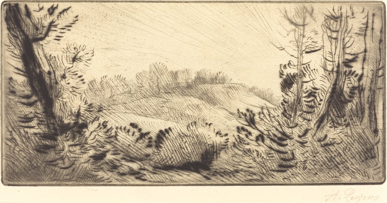 Küçük Tepe (Le coteau) by Alphonse Legros