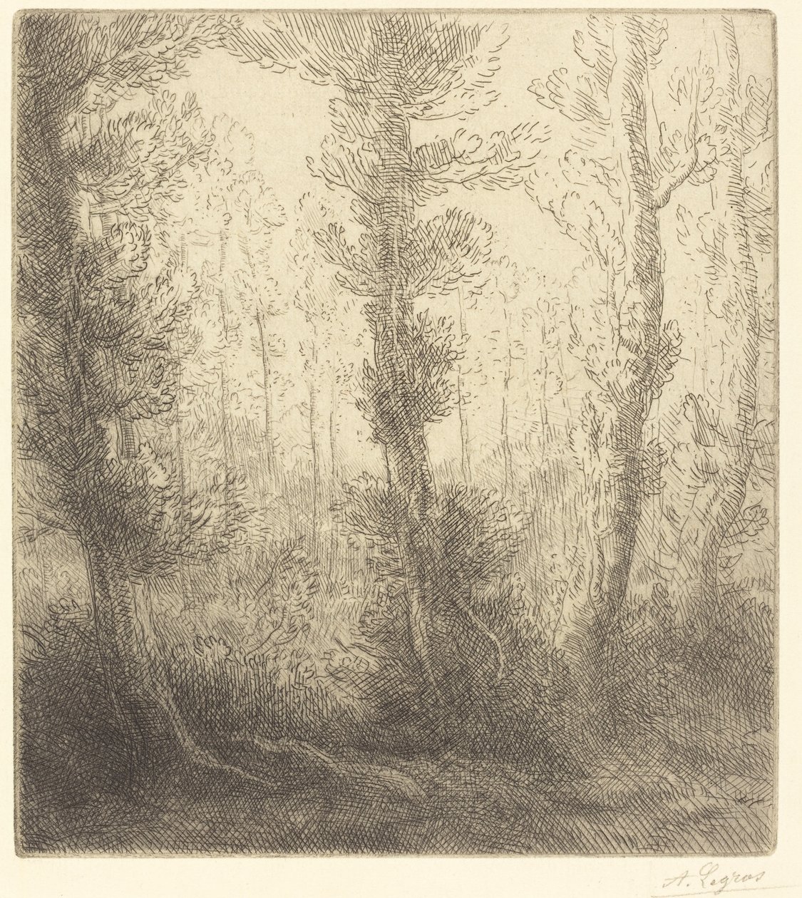 Küçük Göl Küçük göl. by Alphonse Legros
