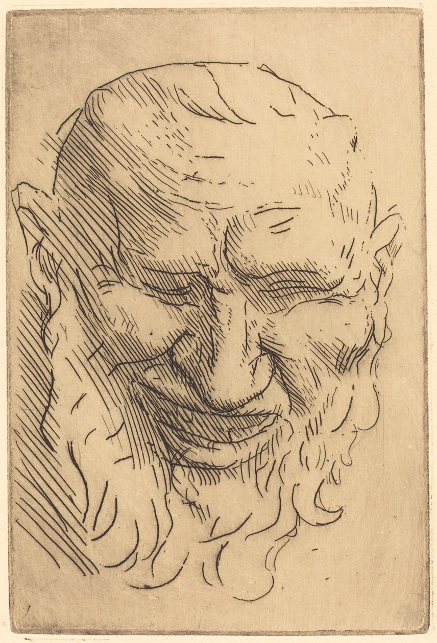 Küçük Satyr Maskesi Küçük satir maskesi. by Alphonse Legros
