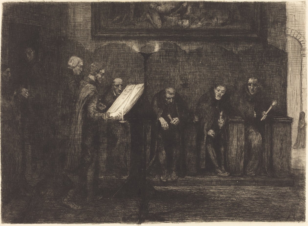 İspanyol Şarkıcılar by Alphonse Legros