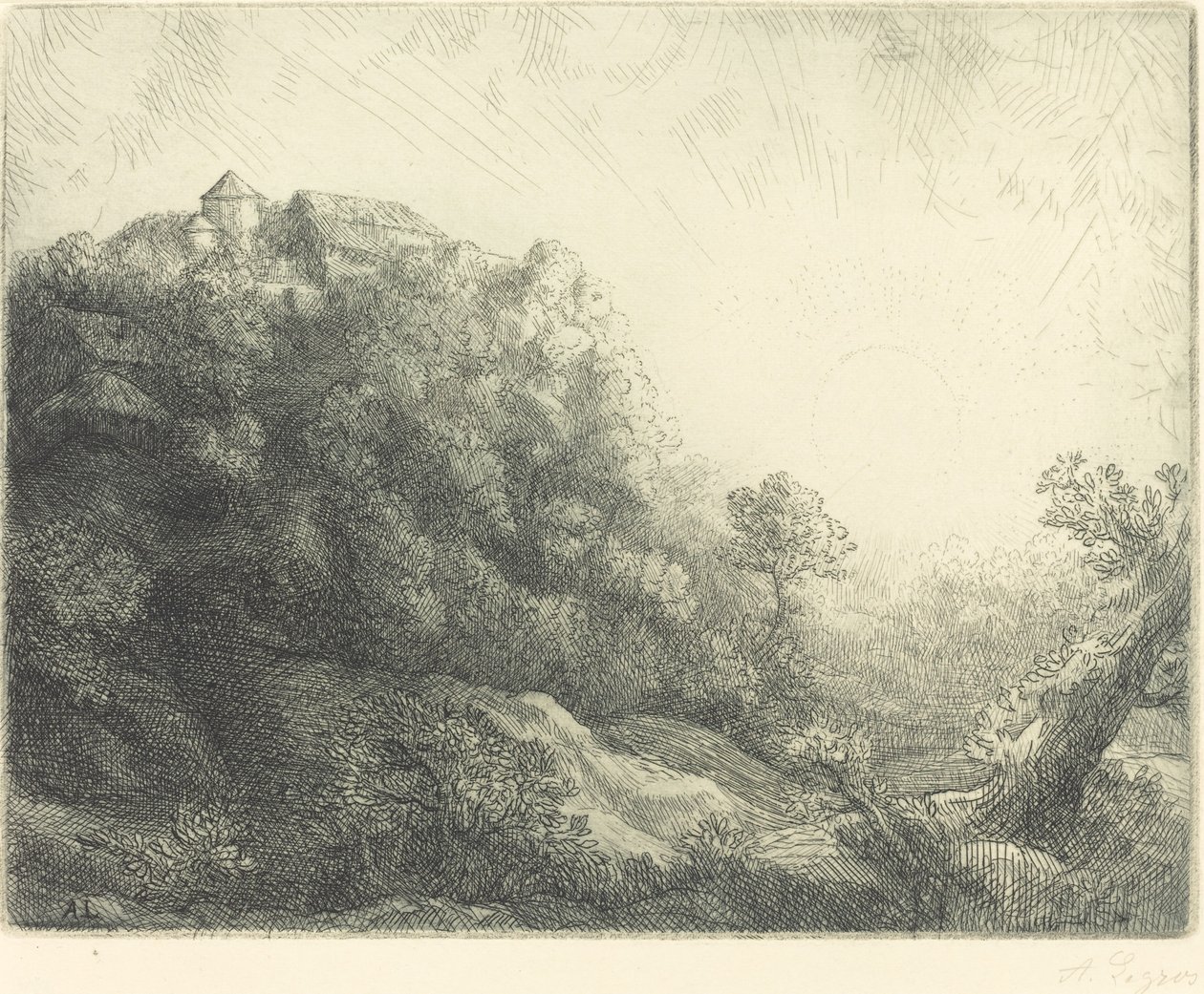 Gün Doğumu Gün Doğumu: Sonbahar. by Alphonse Legros