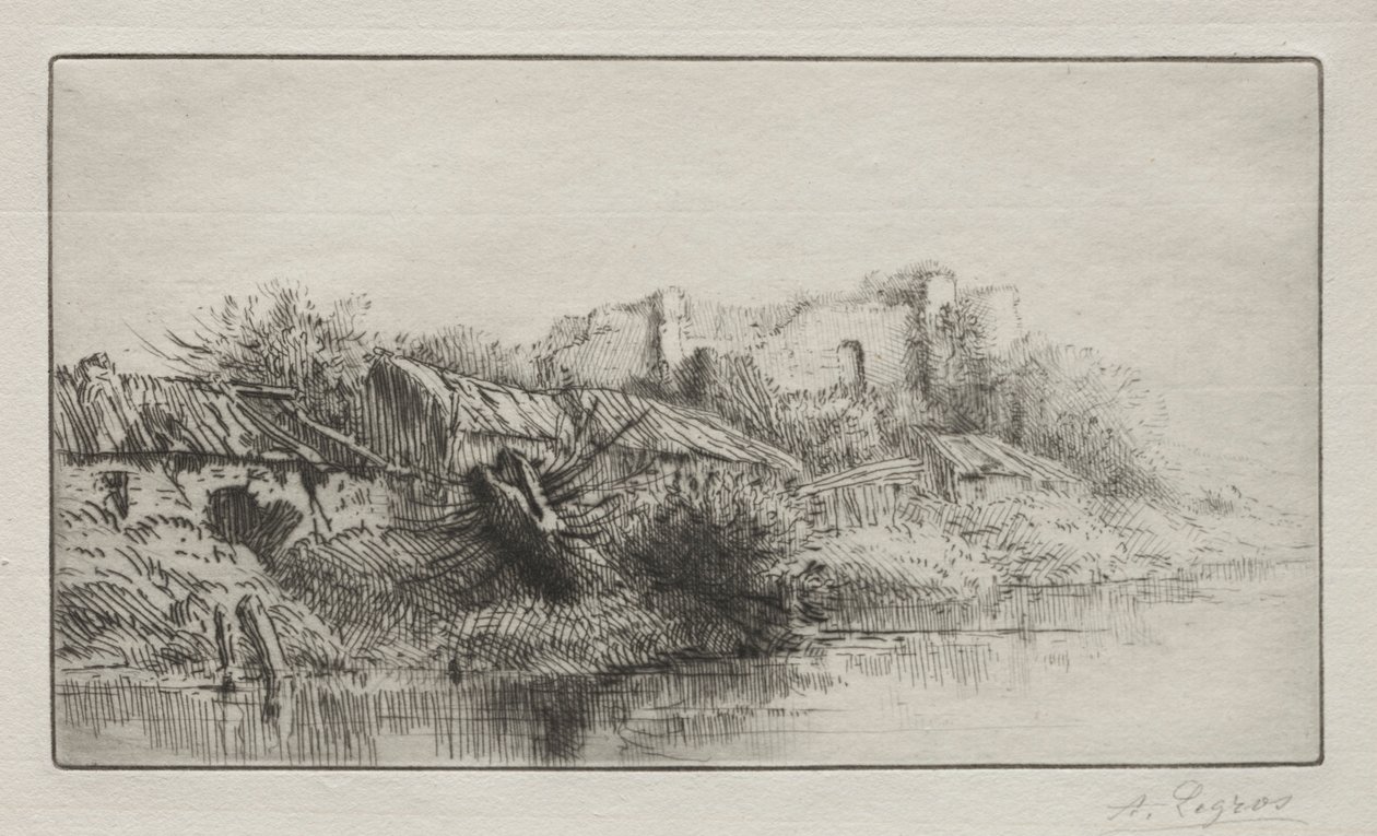 Terkedilmiş Köy. by Alphonse Legros
