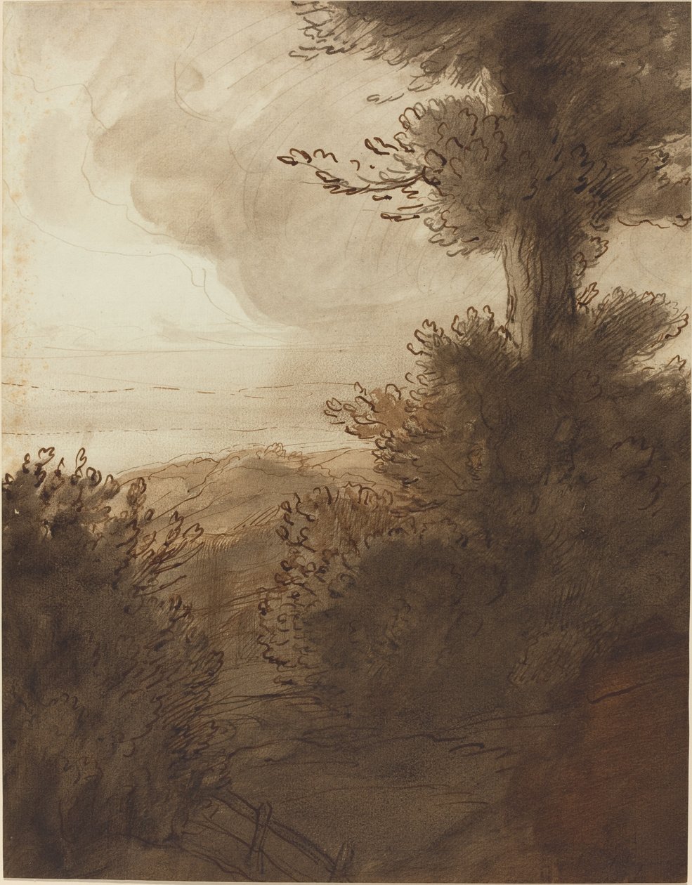 Büyük Ağaç by Alphonse Legros