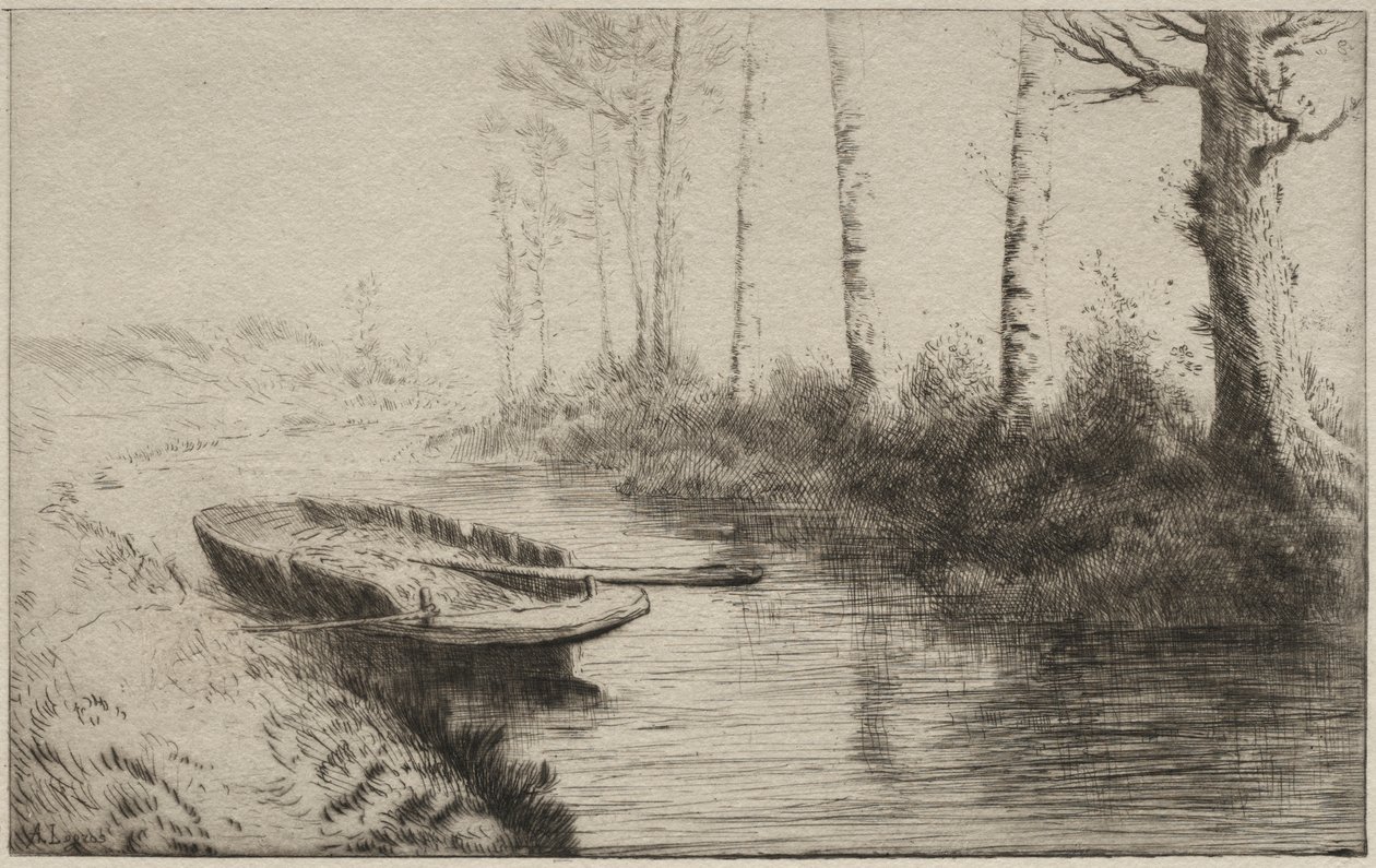 Kanal, Sabah by Alphonse Legros