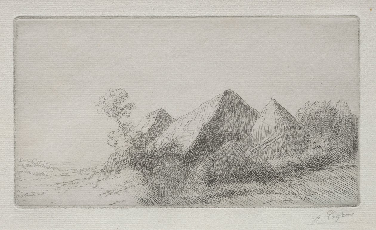 Sepet Kulübesi. by Alphonse Legros