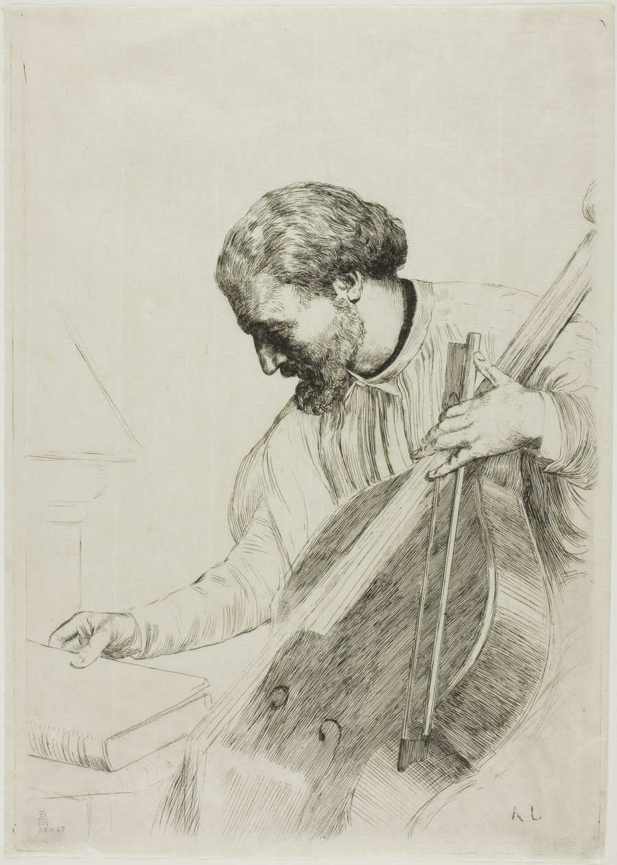 kontrbas çalar by Alphonse Legros