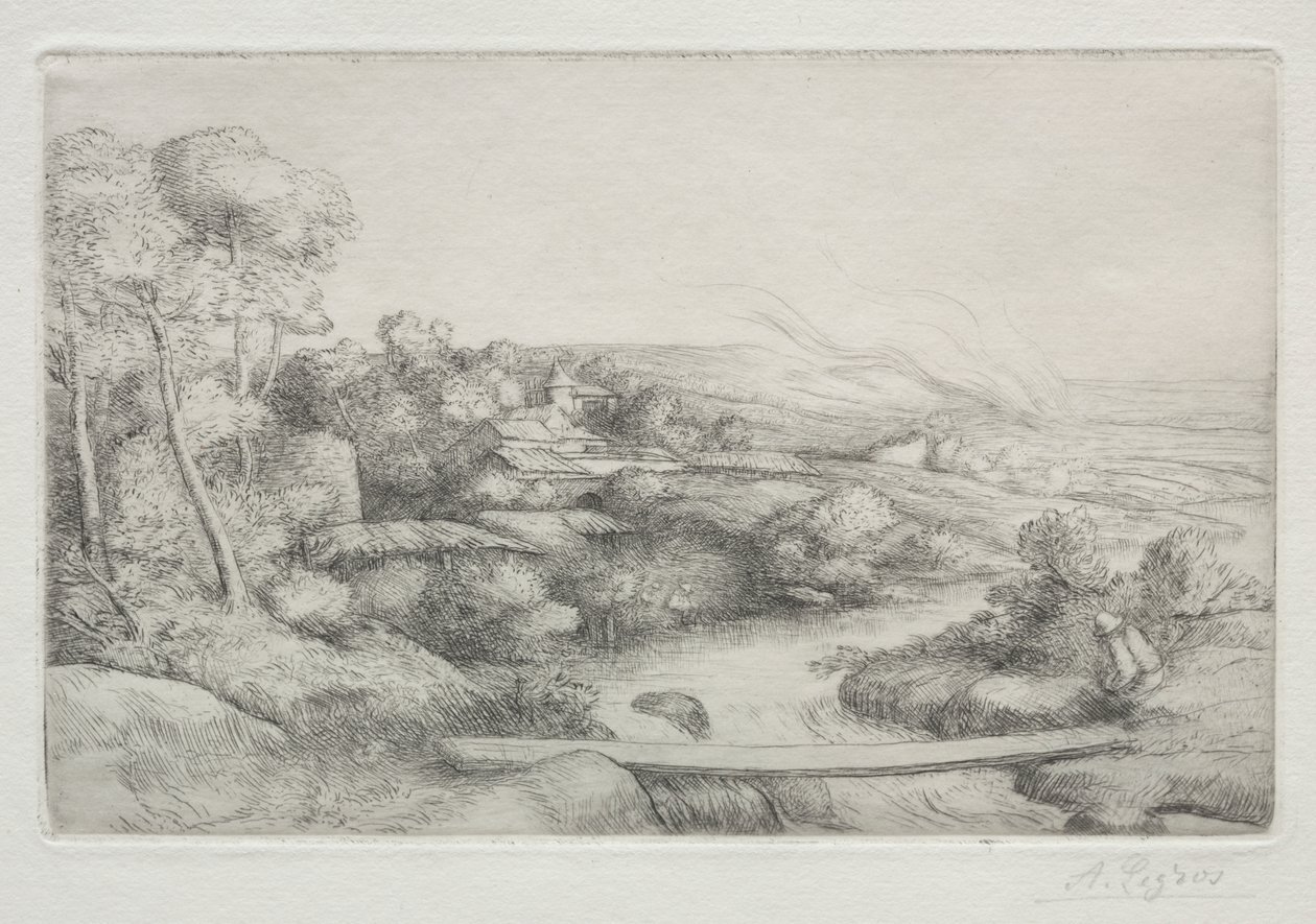 Yaya Köprüsü (La Passerelle) by Alphonse Legros