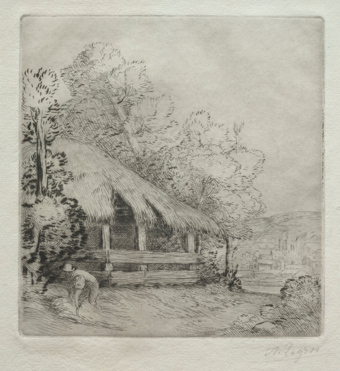 Küçük Kulübe Le Petit Hangar. by Alphonse Legros