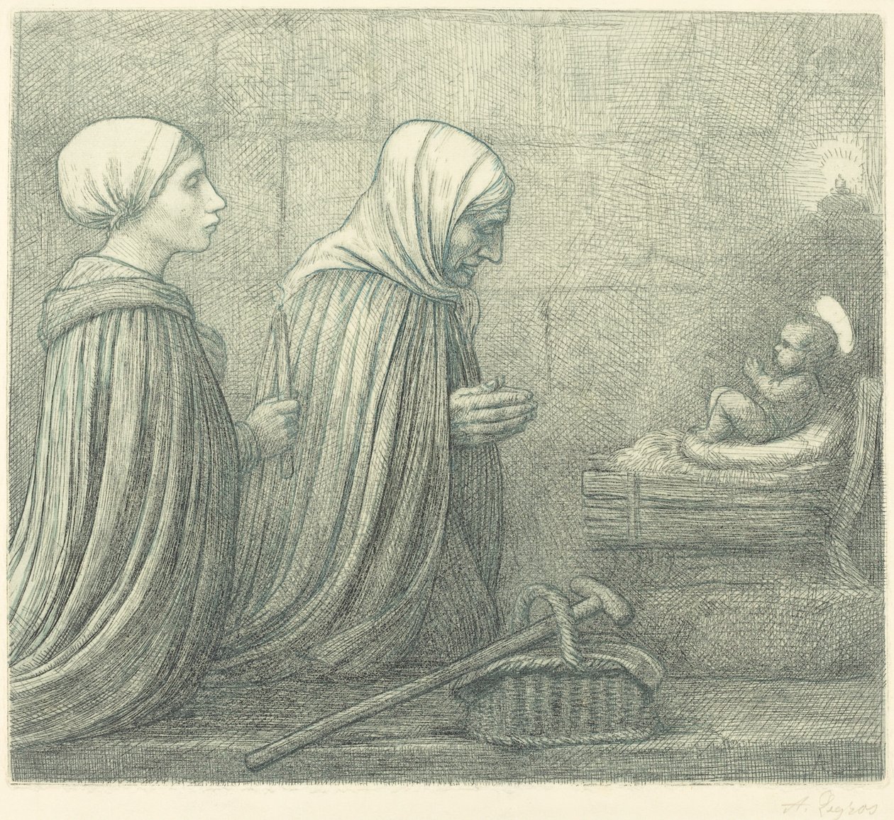 Yemlik La kreş. by Alphonse Legros