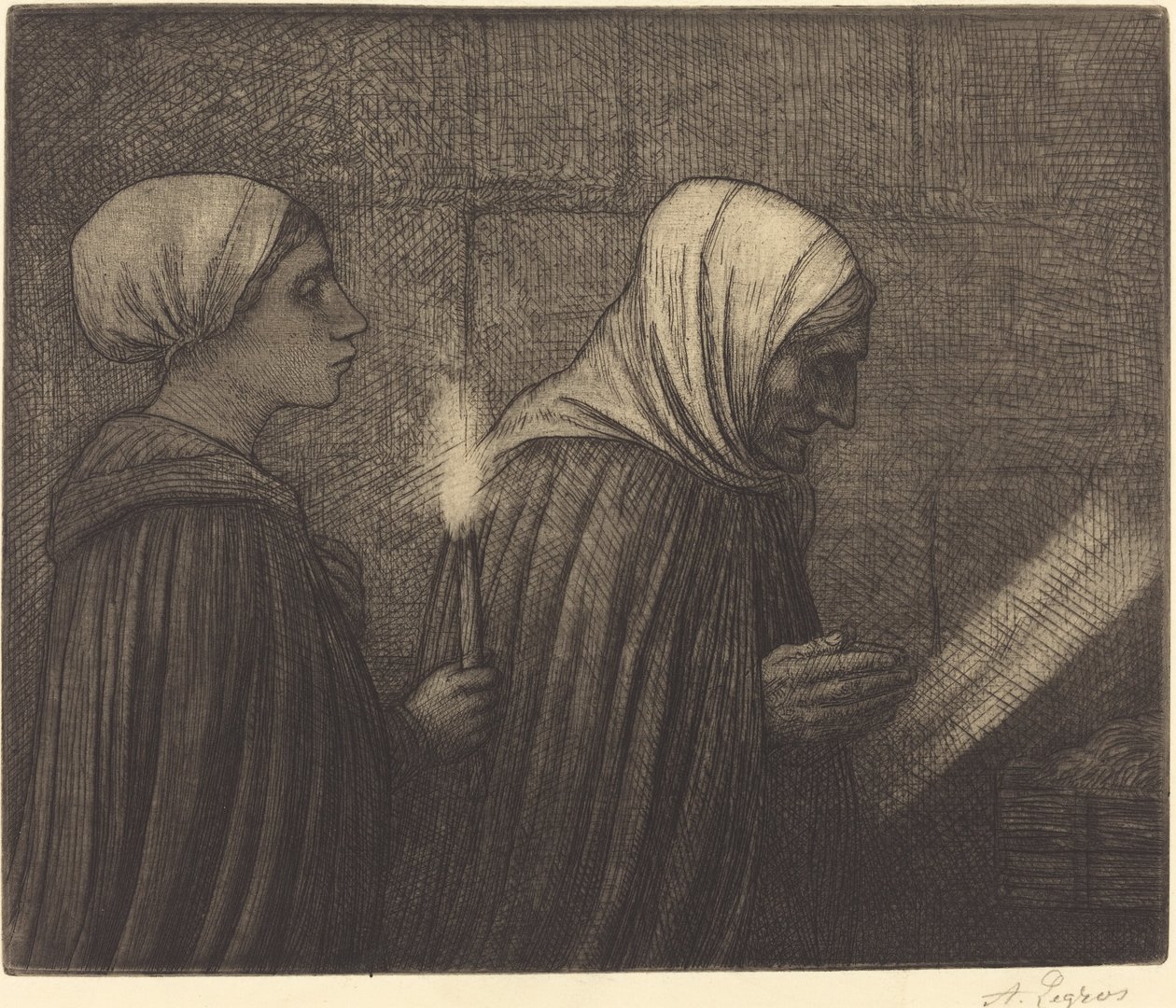 Yemlik La kreş. by Alphonse Legros