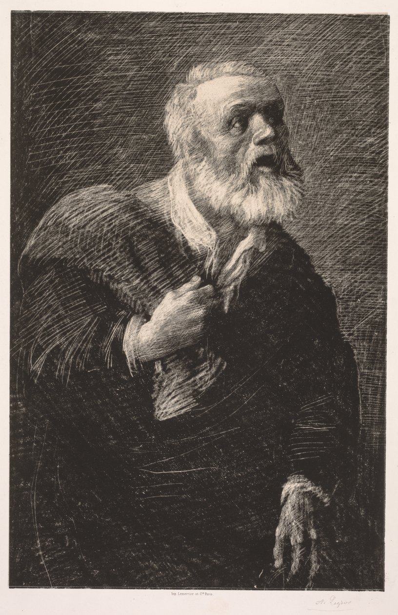 Gece Ağlayanı by Alphonse Legros