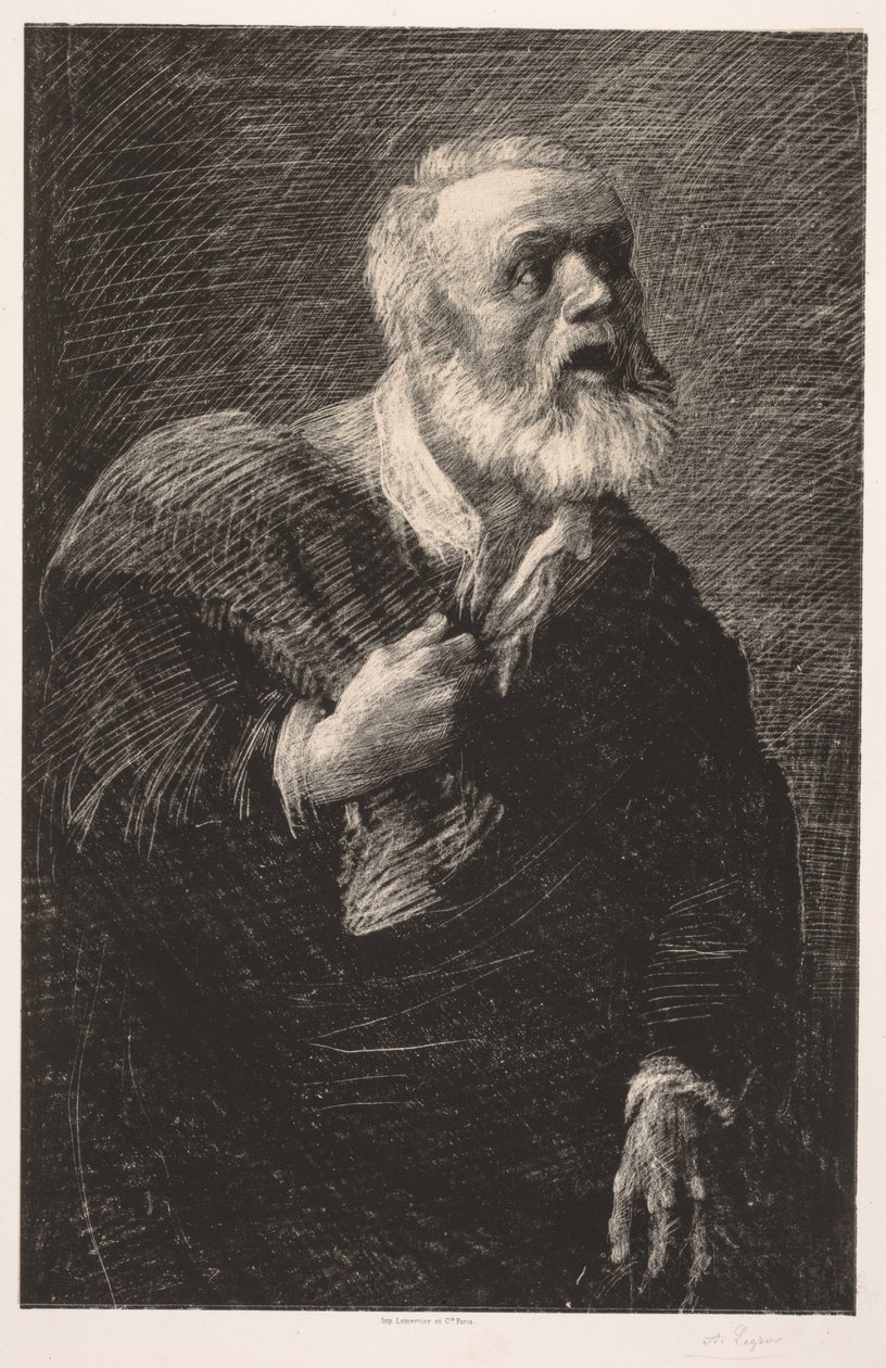 Gece Çığlığı. by Alphonse Legros